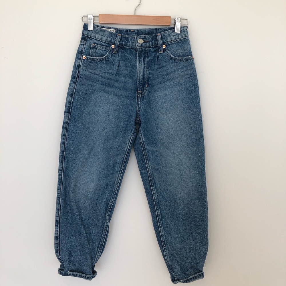 Gap Barrel Jeans High Rise